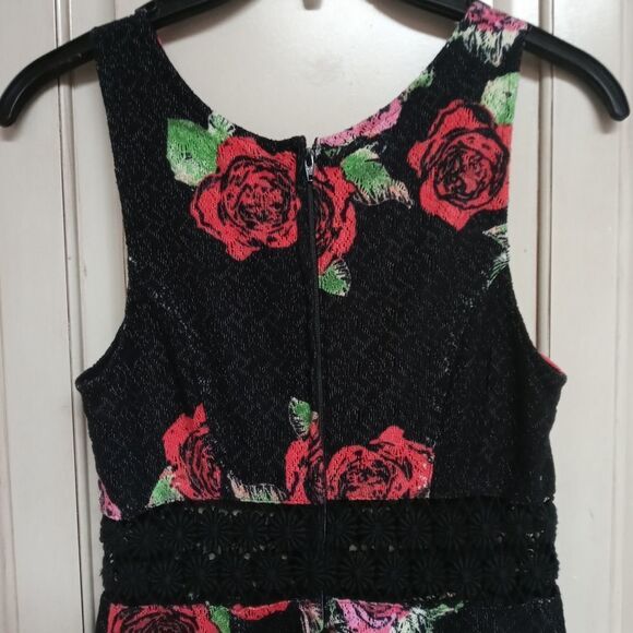 Free People Sz. 0 Printed Daisy Waist Dress Festival Concert Grunge - Picture 12 of 16